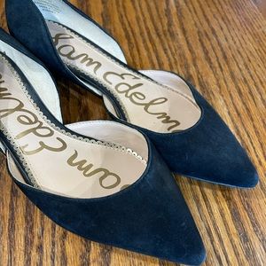 Sam Edelman black suede flat